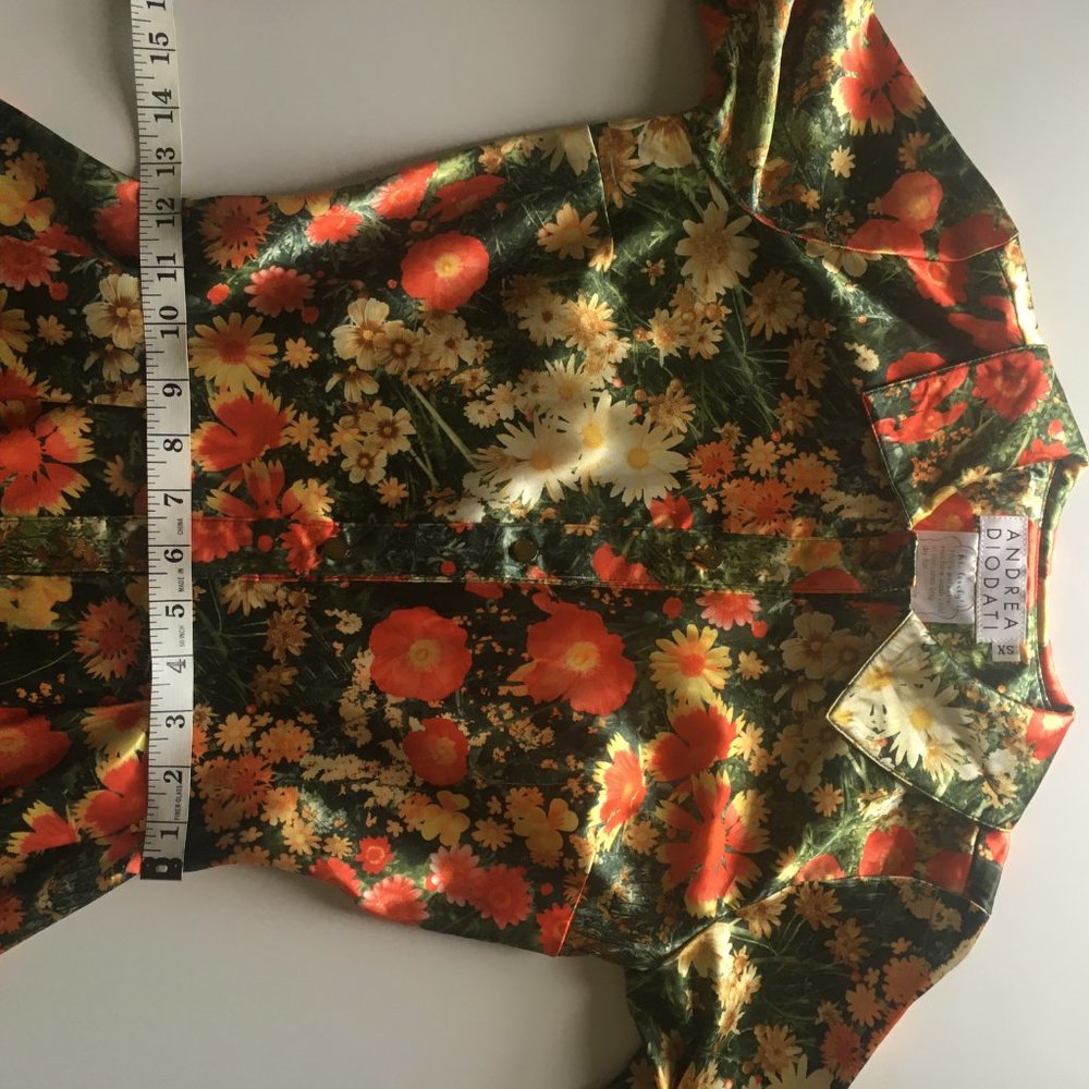 CLOSET CLEAR OUT SALE - Les Jardins Floral Photo Print Dress by Andrea Diodati - Picture 8 of 9